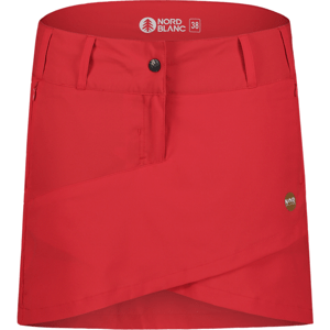 Dámska outdoorová šortko-sukne Nordblanc Sprút červená NBSSL7632_CVA 38