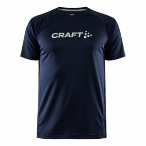Pánske funkčné tričko CRAFT CORE Unify Logo tmavomodrá 1911786-396000 S