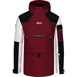 Pánsky snowboardový anorak Nordblanc ADAPTABLE vínový NBWJM7751_PLU XXXL