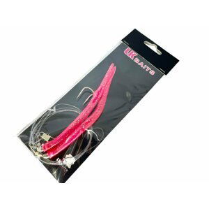 LK Baits návazec na tresky papriky 12/0 14cm UV Pink