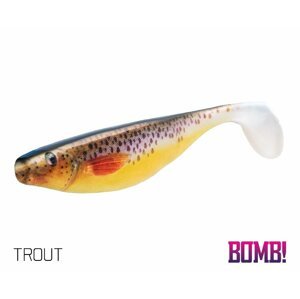 Delphin umělá nástraha BOMB! HYPNO / 3ks 9cm/3D TROUT