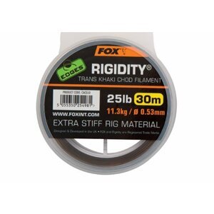 Fox Edges návazcový vlasec Rigidity Chod Filament 30m Trans Khaki 0,53mm 25lb