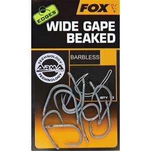 FOX EDGES HOOK WIDE GAPE BEAKED vel. 8B, 10ks BARBLESS