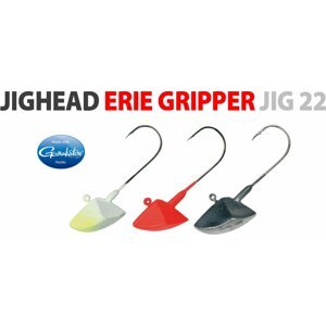 SPRO Jigová hlavička ERIE GRIPPER JIG  28G, Fluo červená 3ks