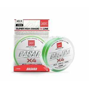 LUCKY JOHN BASARA Braided Line 150m 0,132mm 6,90kg Light Green