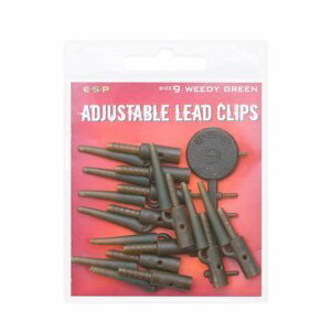 ESP Adjustable Lead Clips-Weedy Green