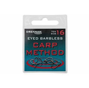 DRENNAN Háčky Eyed Carp Method barbless vel. 16