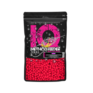 LK Baits IQ Method Feeder Fluoro Boilies 10-12mm,600g Cherry