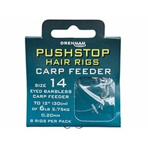 DRENNAN Návazce Pushstop H'Rig Carp Feeder vel.16 / 6lb