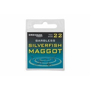 DRENNAN Háčky Silverfish Maggot barbless vel. 22