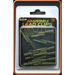 ESP Adjustable Lead Clip Kits Camo Brown