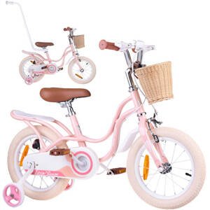 Detský bicykel 14" Little Swan RoyalBaby RB14-18 - svetloružový