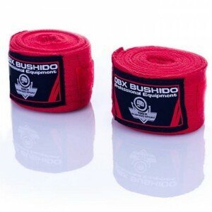 BUSHIDO SPORT Boxerské bandáže DBX BUSHIDO 100011 - červené
