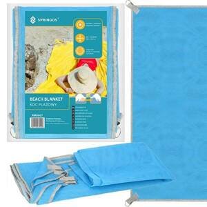Plážový uterák  200x150 cm SPRINGOS PM0007 - modrý