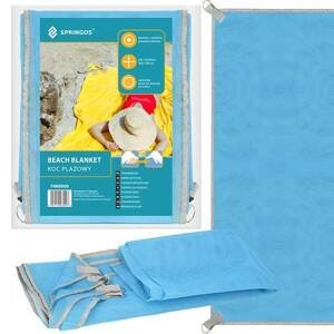 Plážový uterák  200x2000 cm SPRINGOS PM0009 - modrý