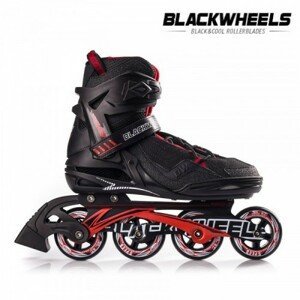 Kolieskové korčule BlackWheels Race - červené Veľkosť: 41