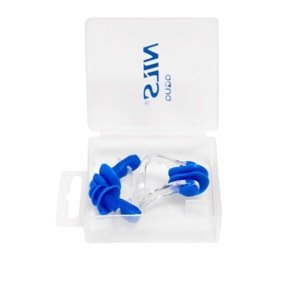 Sada silikónových špuntov do uší a nosa NILS Aqua NQAW30 - modrá