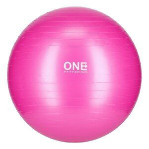 ONE FITNESS Gymnastická lopta 55 cm HMS Gym Ball 10 - ružová