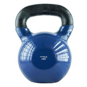 Kettlebell pokrytý vinylom HMS KN 28 kg - modrý