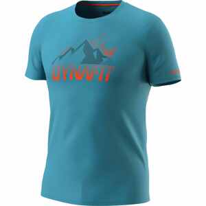 Dynafit tričko Transalper Graphic M storm blue Velikost: XL