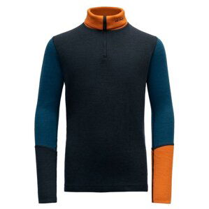 Devold tričko Expedition Merino Zip Neck Jr ink Velikost: 14