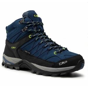 CMP obuv Rigel Mid Trekking Shoe WP Blue Ink/Yellow Fluo Velikost: 40