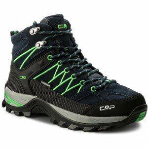 CMP obuv RIGEL MID TREKKING SHOE WP black/neon Velikost: 43