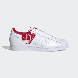 ADIDAS Adias obuv Superstar white/red Velikost: 11.5