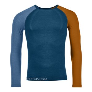 Ortovox tričko 120 Comp Light Long Sleeve M petrol blue Velikost: XL