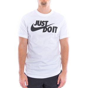 Nike tričko Nsw Just Do It Swoosh white Velikost: L