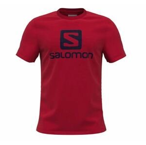 Salomon tričko Outlife Logo SS Tee red Velikost: M