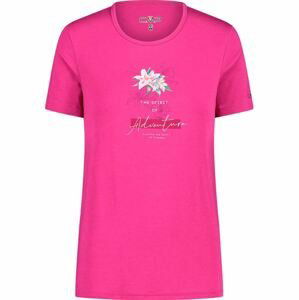 CMP tričko Woman T-Shirt fuschia Velikost: 38