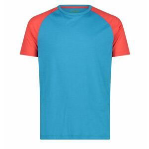 CMP tričko Man T-Shirt blue/orange Velikost: 48