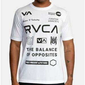 RVCA tričko All Brand Ss white Velikost: XL