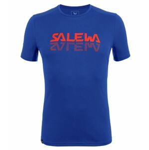 Salewa tričko Sporty Graphic Dry M S/S Tee electric Velikost: L
