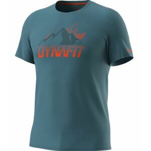 Dynafit tričko Transalper Graphic S/S Tee M malard blue Velikost: L