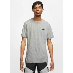 Nike tričko Sportswear Club Tee dark grey Velikost: M