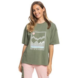 Roxy tričko Mister Moonlight deep lichen green Velikost: L