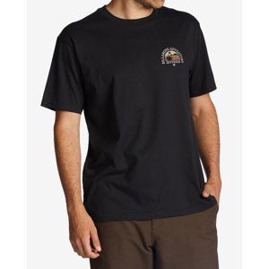 Billabong tričko Sun Up Ss washed black Velikost: XXL