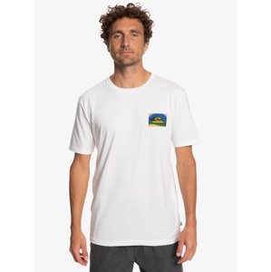 Quiksilver tričko Colour Flow Ss white Velikost: M