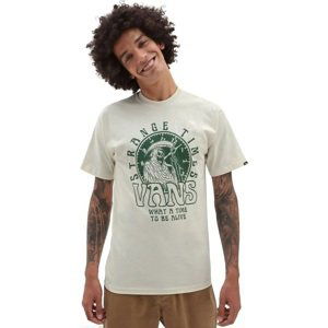 Vans tričko Strange Times Ss Tee antique white Velikost: M