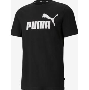 Puma tričko Ess Logo Tee black Velikost: XL