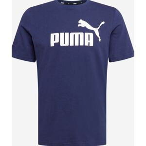 Puma tričko Ess Logo Tee blue Velikost: L