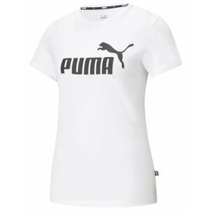 Puma tričko Ess Logo Tee W white Velikost: L