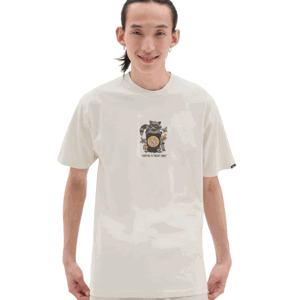 Vans tričko Thriving Raccoon Ss Tee white Velikost: M