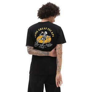 Vans tričko Permanent Vacation Ss Tee black Velikost: M