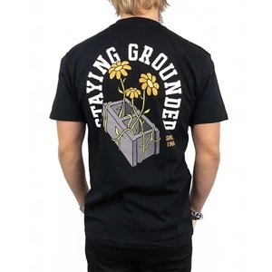 Vans tričko Staying Grounded Ss Tee black Velikost: L