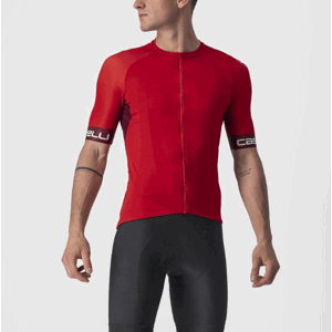 Castelli tričko Entrata VI red ivory Velikost: XXL