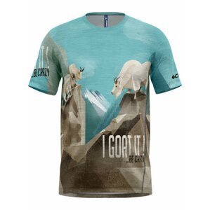 CRAZY IDEA Crazy tričko Legend mountain goat Velikost: XXL