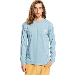 Quiksilver tričko Feeding Line Ls denim blue Velikost: M